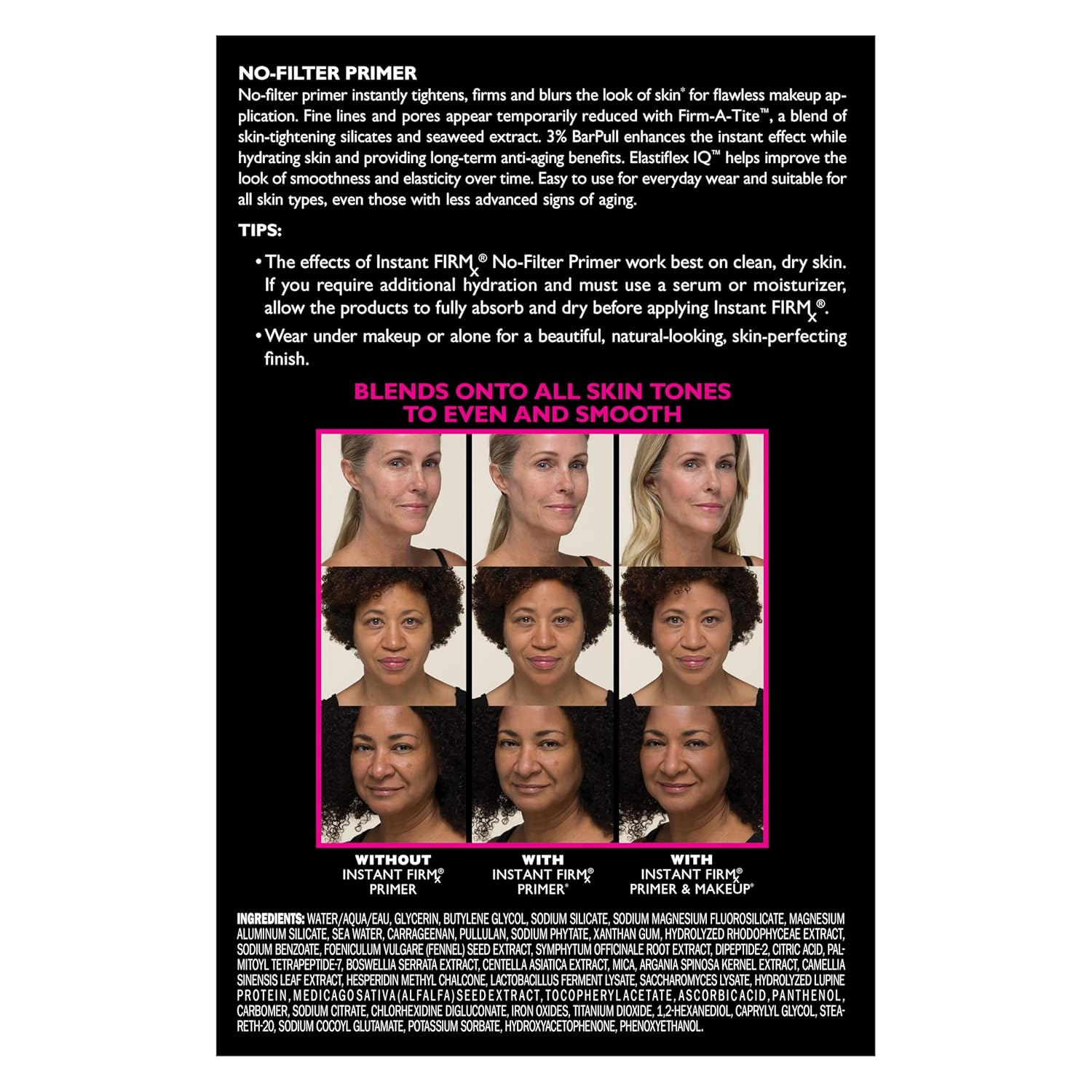 Peter Thomas Roth Instant FIRMx® No-Filter Primer – Instant Skin Tightener & Mak