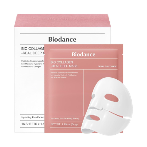 BIODANCE Bio-Collagen Real Deep Mask 16-Pack – Hydrating Overnight Hydrogel Mask