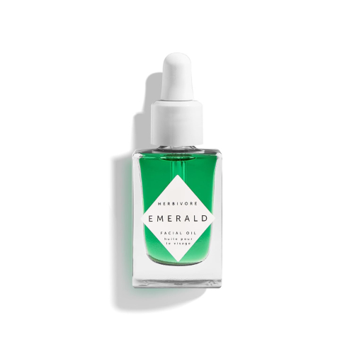 HERBIVORE Emerald Facial Oil – Calming & Hydrating Facial Oil with Squalane & As