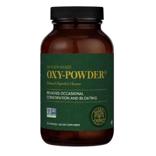 Global Healing Center Oxy-Powder – Oxygen-Based Colon Cleanser for Gentle Detox 