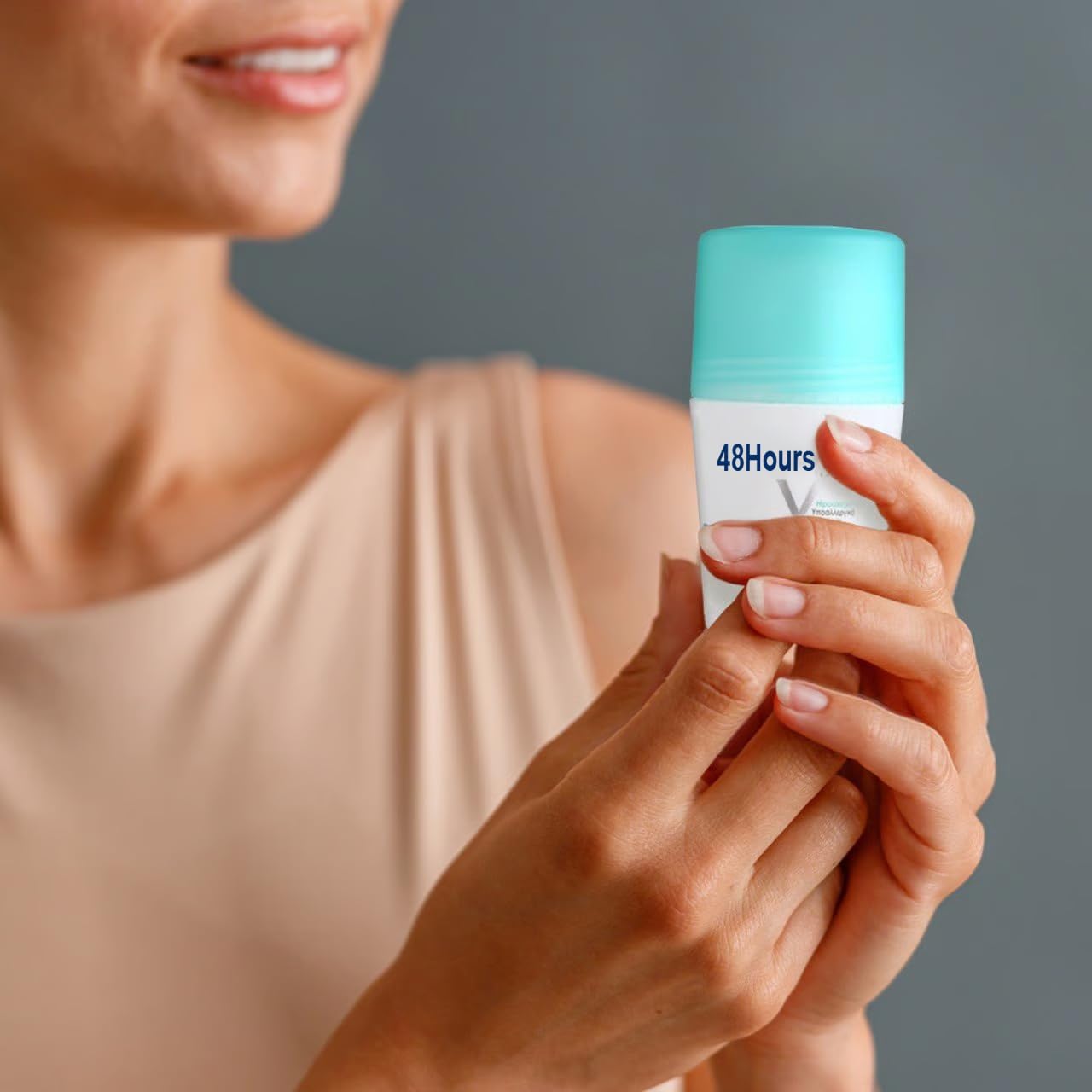 Anti-Transpirant 48H Roll-On Deodorant for Sensitive Skin – Alcohol-Free, Dry-To