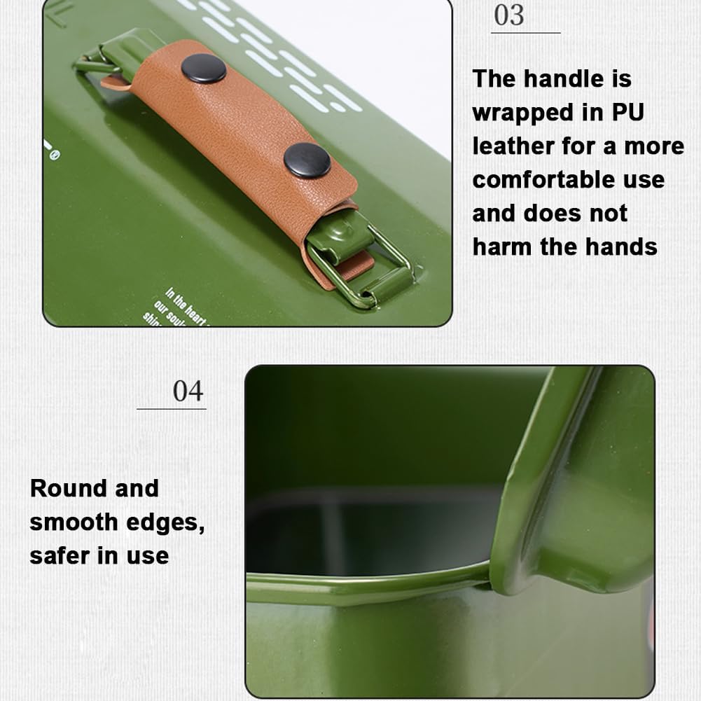 Outdoor Tools Storage Box – Portable Metal Tool Box for Camping, Picnic & Worksh