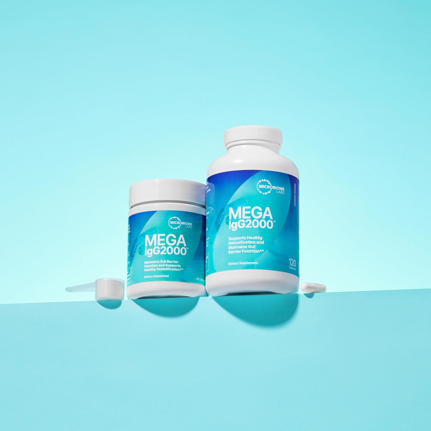 Microbiome Labs Mega IgG2000 – Dairy-Free Bovine Colostrum Immunoglobulin Supple