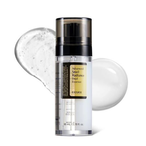 COSRX Snail Mucin 74% + Niacinamide 5% Dual Essence Serum, Anti-Aging & Brighten