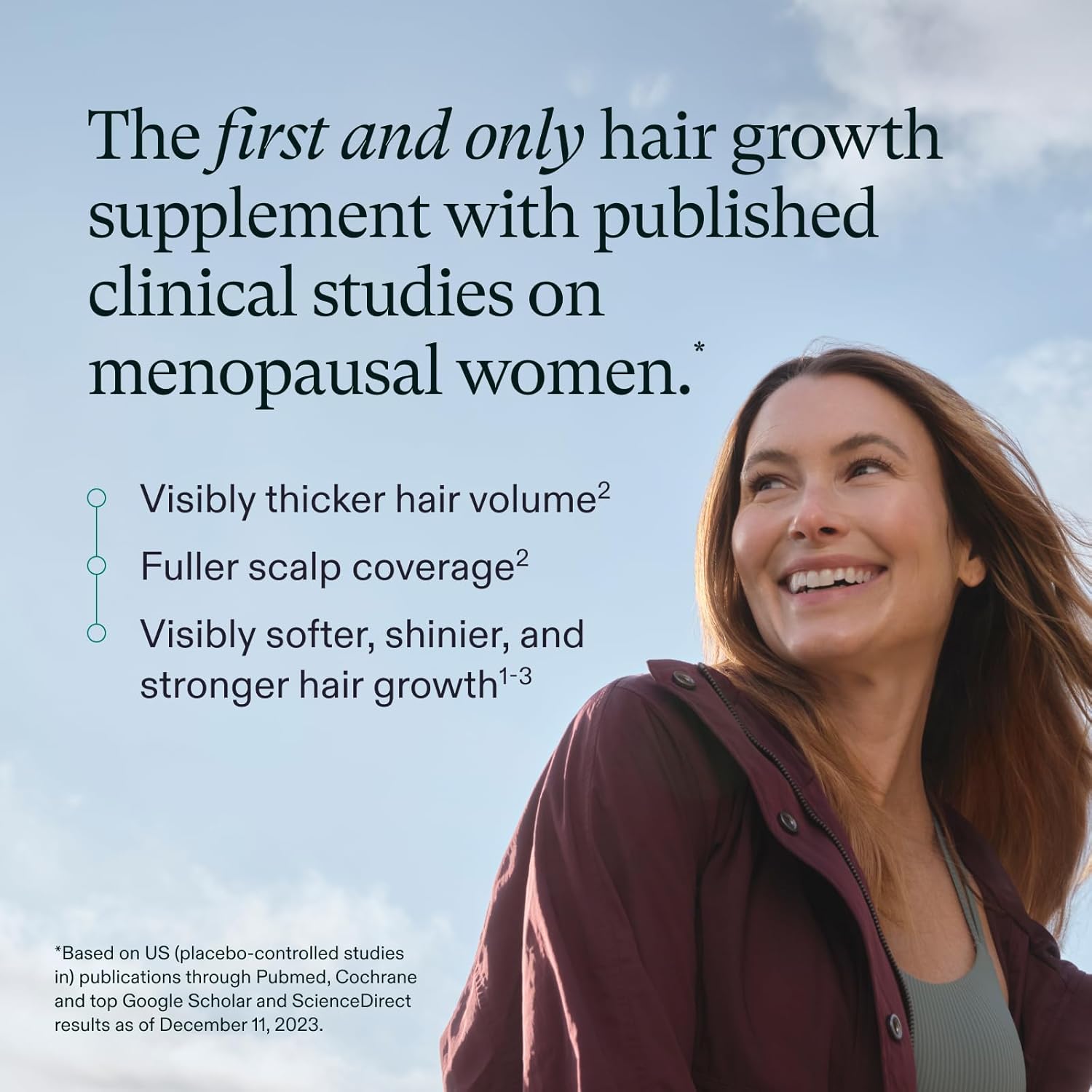 Nutrafol Women’s Balance Hair Growth Supplements 45+ – Thicker Hair & Scalp Support 1 Month Supply 120 capsules