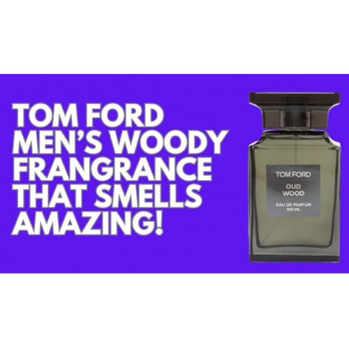 Tom Ford Oud Wood Eau de Parfum 3.4 oz – Luxury Woody Oriental Unisex Fragrance Perfume Black Edition