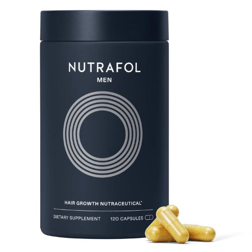 Nutrafol Men’s Hair Growth Supplements – Thicker Hair & Scalp Support 1 Month Supply 120 Capsules