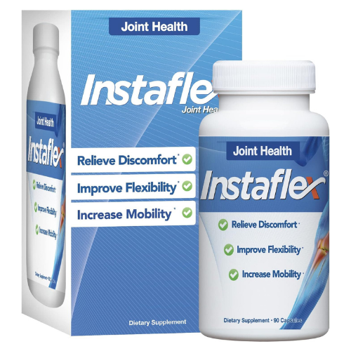 Instaflex Joint Support Supplement – Glucosamine, MSM, Turmeric & Hyaluronic Acid (90 Capsules) for Men & Women