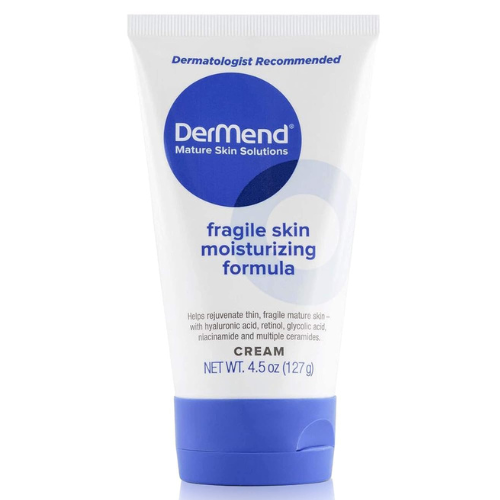 Dermend Fragile Skin Moisturizing Cream 4.5 oz – Anti-Aging Firming & Strengthening Lotion for Thin Aging Skin
