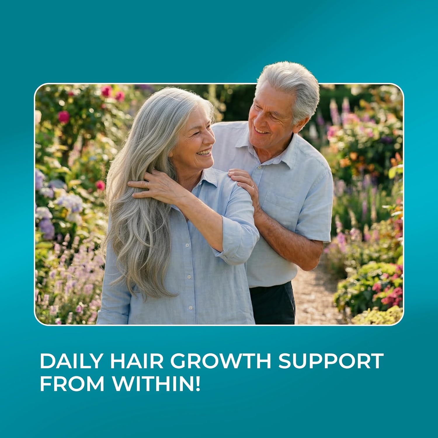 PUREHEALTH RESEARCH ReGrow Hair Growth Vitamins – Biotin, Saw Palmetto & Collagen Hair Supplement for Thicker, Healthier Hair (60 Capsules)