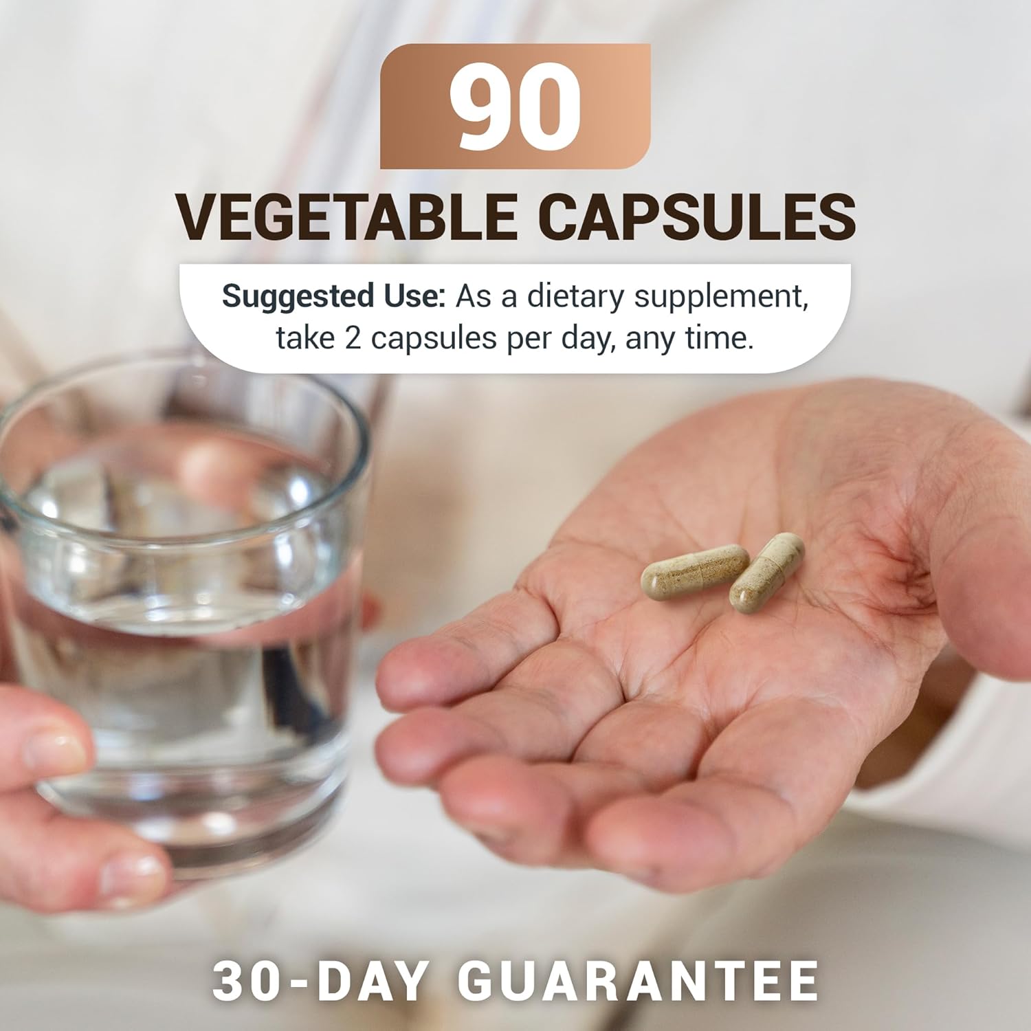 Dr. Berg Hair Skin & Nails Vitamins – Advanced Biotin, Saw Palmetto & DHT Blocker Formula (90 Veg Capsules)