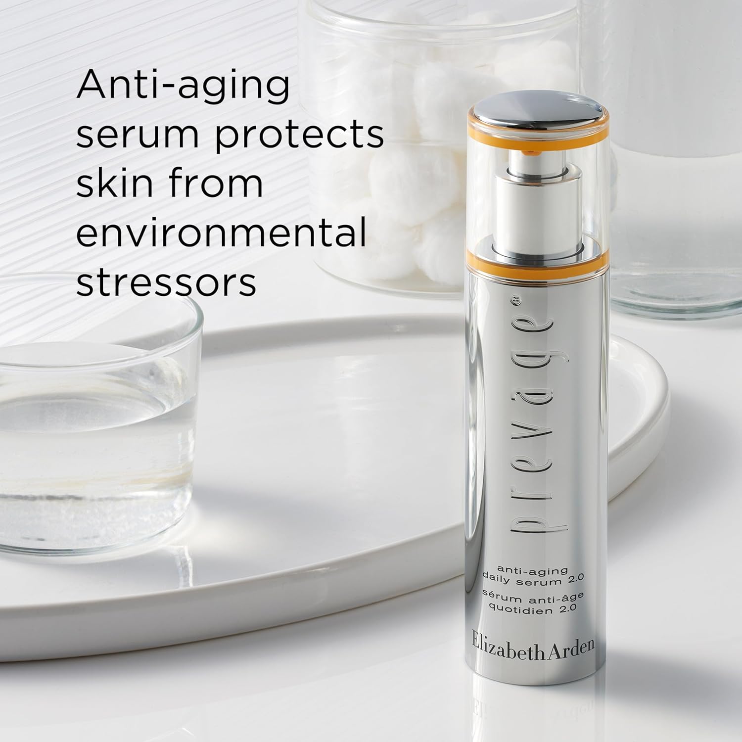 Elizabeth Arden PREVAGE Anti-Aging Face Serum 2.0  1.7 oz – Brightening Dark Spot Corrector with Idebenone
