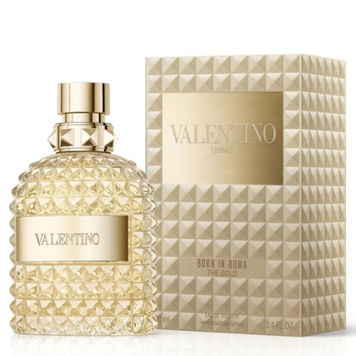 Valentino Uomo Born In Roma The Gold Eau de Toilette for Men 3.4 oz / 100 ml Spray – Luxury Cologne USA