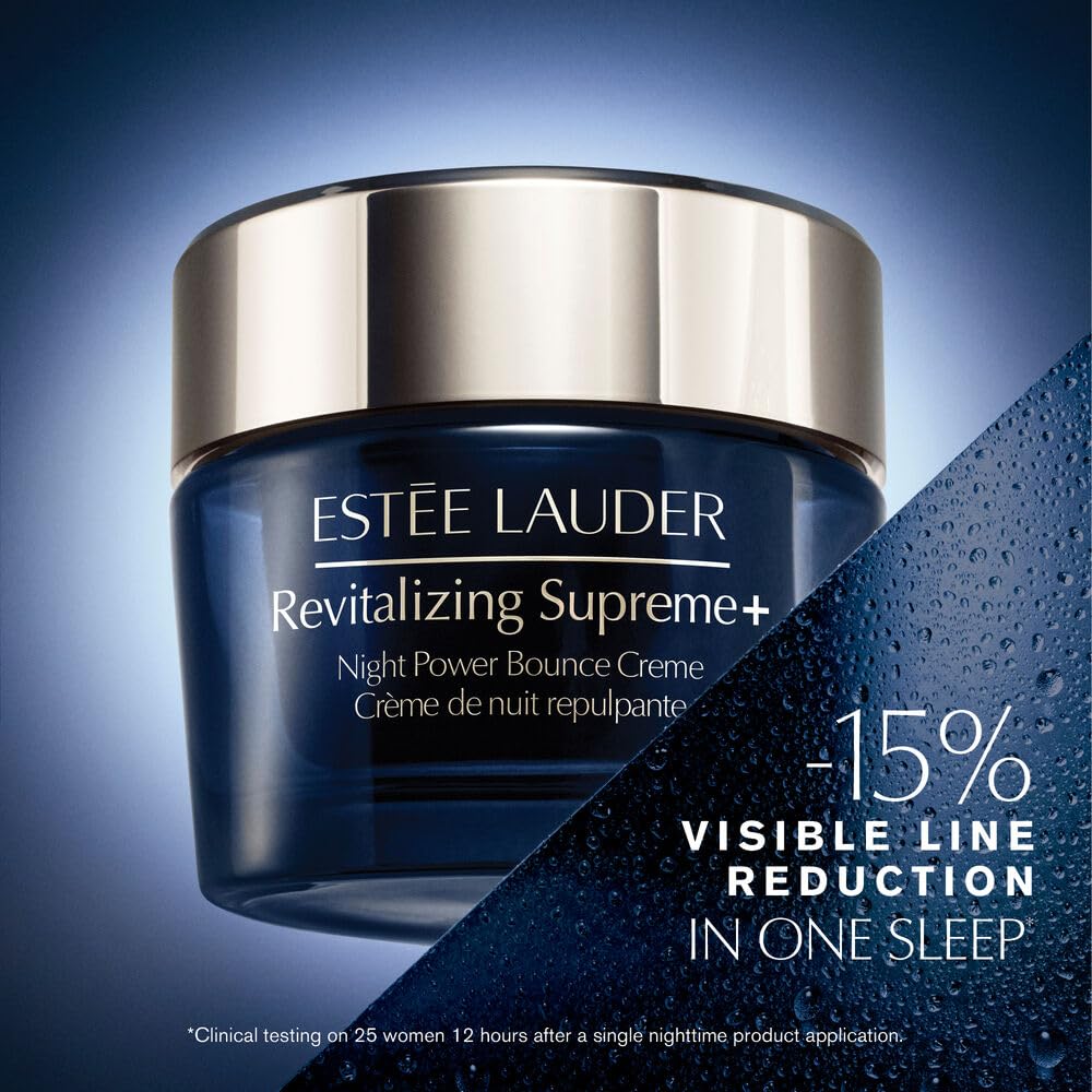Estée Lauder Revitalizing Supreme+ Night Cream 1.7 oz – Peptide Moisturizer for Firming, Lifting & Plumping Skin