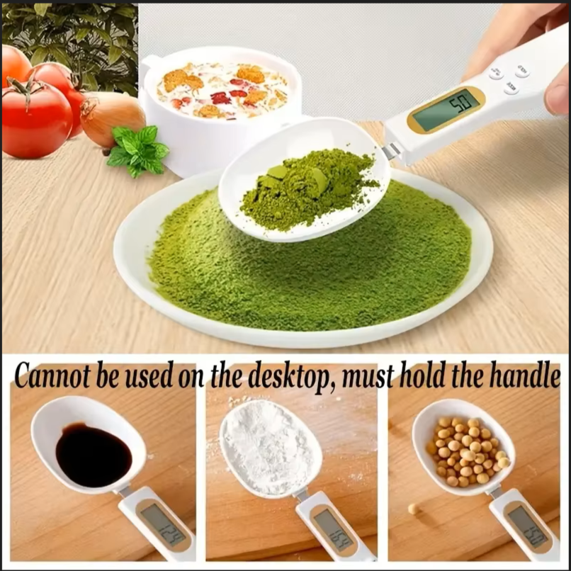 Mini Spoon Scale Digital Kitchen Scale Electronic LCD Food Scale 0.1-500g Cooking Flour Milk Coffee Powder Weight Measure Spoon