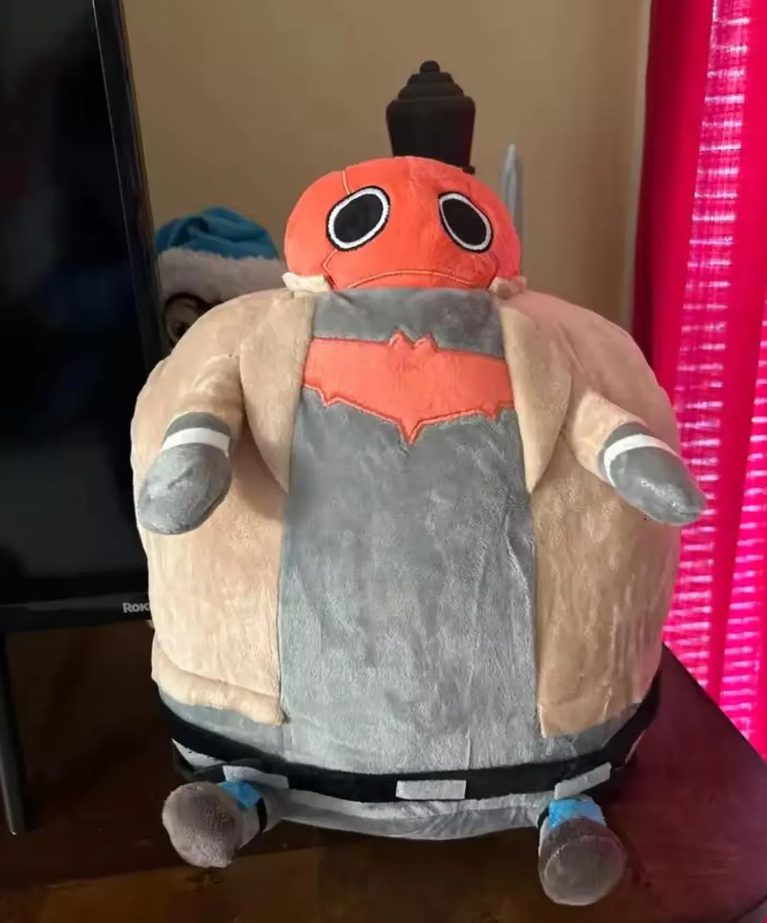 Cute Jason Todd Plush Toy – Red Hood Inspired Stuffed Doll | Holiday Gift & Fan Collectible (30×25×25cm)